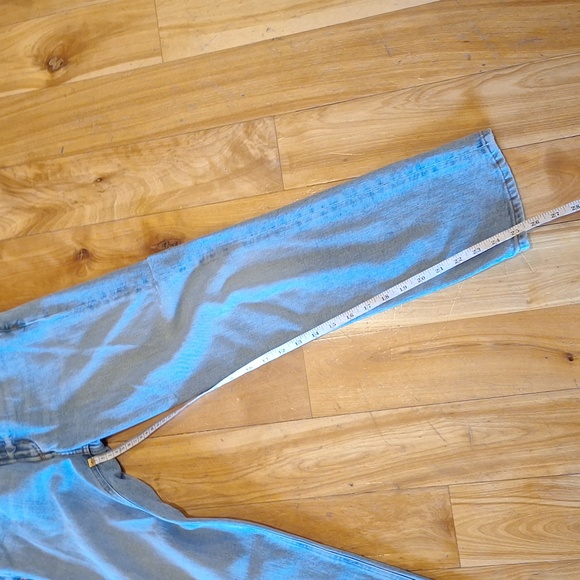 Agolde Kye Mid-rise Ankle Jeans Size 25 Light Blue Organic Cotton Blend Stretch - Picture 10 of 13